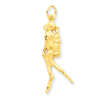14k Scuba Diver Charm