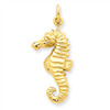 14k Seahorse Charm