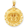 14k Sun Charm