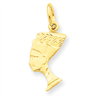 14k Nefertiti Charm