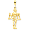 14k Libra Zodiac Charm
