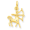 14k Sagittarius Zodiac Charm