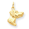 14k Dog Charm
