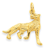 14k Cheetah Charm