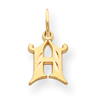 14k Initial H Charm