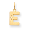 14k Initial E Charm