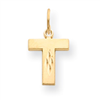 14k Initial T Charm