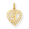 14k Initial T Charm