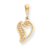 14k Initial V Charm