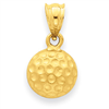 14k Golf Ball Charm
