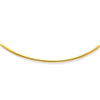 14k 3mm Lightweight Omega Necklace chain