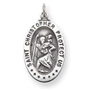 Sterling Silver St. Christopher Medal