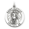 Sterling Silver Saint Florian Medal