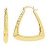14k Fancy Hoop Earrings