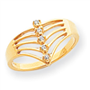14k A Diamond ring