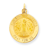 14k Our Lady of Loretto Medal Charm