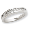 14k White Gold VS Diamond wedding band