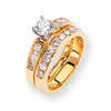 14k AA Diamond engagement ring