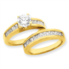 14k AAA Diamond engagement ring