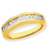14k AAA Diamond wedding band