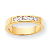 14k A Diamond channel band