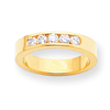 14k A Diamond channel band