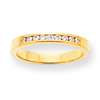 14k A Diamond channel band