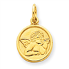 14k Polished Angel Charm