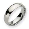 Titanium 6mm Polished Comfort Fit Wedding Band ring