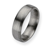 Titanium Brushed Top Bevel Wedding Band ring
