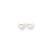 14k 6mm Cultured Pearl Earrings