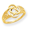 14k Polished Ladies Celtic Knot Ring