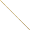 14k 1.3mm Curb Pendant Chain