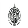 Sterling Silver Our Lady of Guadalupe Medal