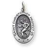 Sterling Silver St. Christopher Medal