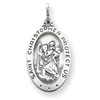 Sterling Silver St.Christopher Medal