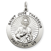 Sterling Silver Saint Jude Thaddeus Medal