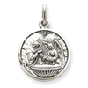 Sterling Silver Baptism Medal