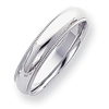 Platinum 5mm Comfort-Fit Milgrain Size 5 Wedding Band ring