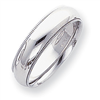 Platinum 6mm Comfort-Fit Milgrain Size 5 Wedding Band ring