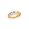 14k Ladies AA Quality Trio Wedding Band ring