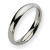 Titanium Polished Comfort Fit 4mm Wedding Band ring