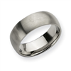 Titanium Brushed Comfort Fit Domed 8mm Wedding Band ring