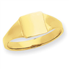 14k Square Signet Baby Ring