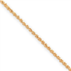 18in Gold-plated 2mm French Rope Chain