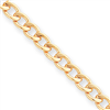 18in Gold-plated 5.5mm Curb Chain