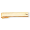 Gold-plated .01 Ct. Diamond Tie Bar