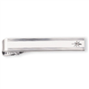 Rhodium-plated .01 Ct. Diamond Tie Bar