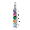 14KW Family Jewelry Diamond Semi-Set Pendant
