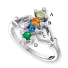 14KW Family Jewelry Diamond Semi-Set Ring